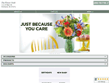 Tablet Screenshot of flowernook.biz