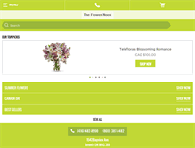 Tablet Screenshot of flowernook.ca